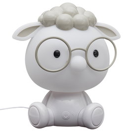 Home Deco Kids Lámpara Led Quitamiedos Oveja Kawaii Mesa USB Intensidades Blanco