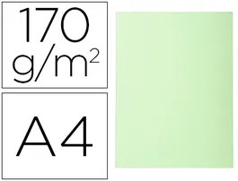 Exacompta Subcarpeta Cartulina Reciclada Certificada Blue Angel, Gramaje 170 g/m², Formato DIN A4, Color Verde Vivo