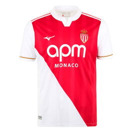 Camiseta de Fútbol de Manga Corta Hombre Mizuno Monaco Home XL