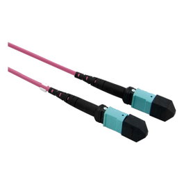 VALUE Cable de Trunk MPO OM4 50/125µm Macho/Macho Tipo A Violeta 10 m
