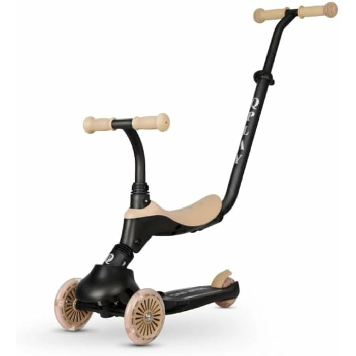 Ociotrends Patinete Qplay/Sema Evo 6 en 1 Beige con Luces