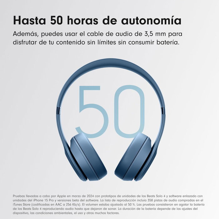 Apple Beats Solo 4 Azul Pizarra
