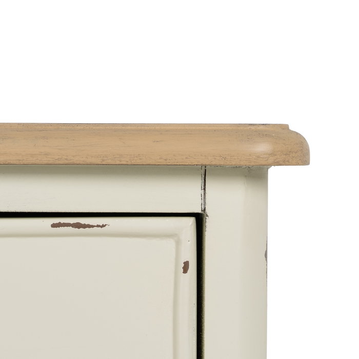 Cómoda Natural-Crema Madera 100 X 45 X 80 cm