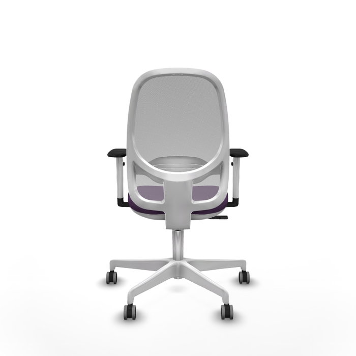 PIQUERAS Y CRESPO Silla de oficina Cilanco con mecanismo Sincro, Morado y Gris