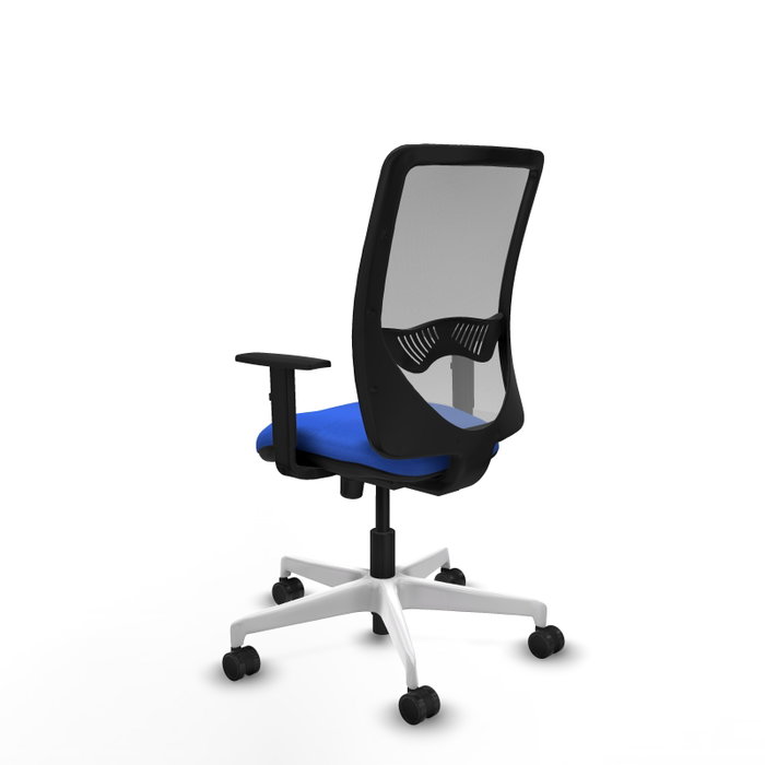 PIQUERAS Y CRESPO Silla de oficina Zulema con mecanismo Sincro Azul y Gris