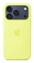 Apple iPhone 17 Pro Funda de Silicona con MagSafe - Amarillo Neón (MGFF4ZM/A) - Compatible con carga inalámbrica, protección contra caídas y rayones