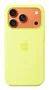 Apple iPhone 17 Pro Funda de Silicona con MagSafe - Amarillo Neón (MGFF4ZM/A) - Compatible con carga inalámbrica, protección contra caídas y rayones