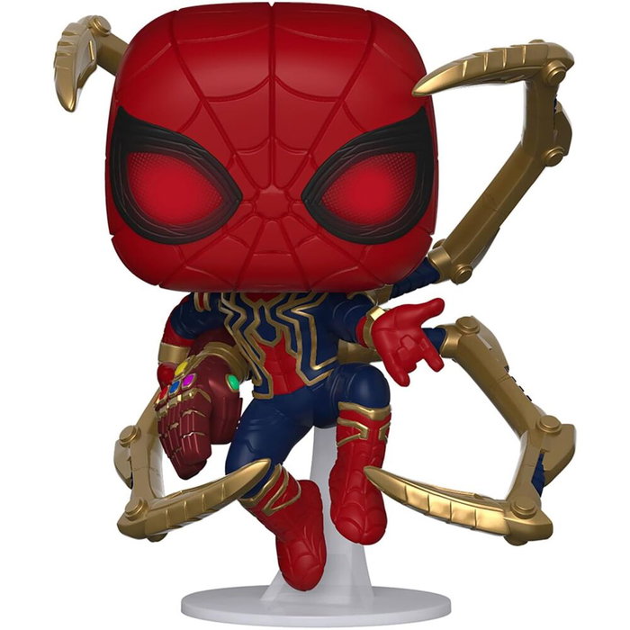 Funko Figura POP Marvel Vengadores Endgame Iron Spider with Nano Gauntlet 9cm Caja Regalo Vinilo