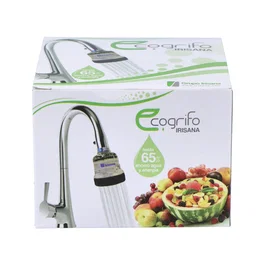 IRISANA Ahorrador de Agua para Grifo Ir33 – Filtro para Frutas, Verduras y Pescado, Ahorra hasta 65%