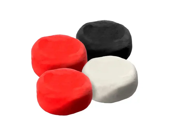 Imaginovo Set de Pasta para Modelar de Secado al Aire con Colores Surtidos e Instrucciones de Dinosaurio Rojo