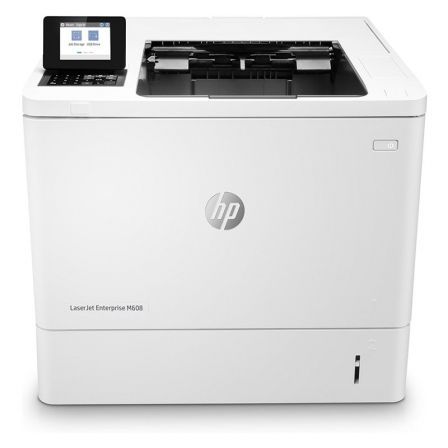 Impresora Láser Monocromo HP Laserjet Enterprise M608DN Dúplex/ Blanca