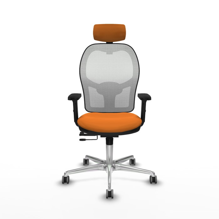 PIQUERAS Y CRESPO Silla de oficina Jorquera Naranja y Blanco PIQUERAS Y CRESPO Silla de oficina Jorquera Naranja y Blanco