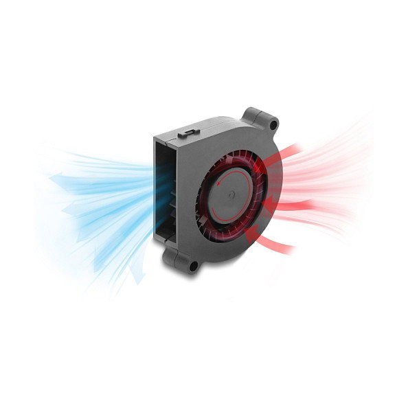 DeLOCK Ventilador radial 12V CC 60x60x15mm 3 Pin Negro DeLOCK Ventilador radial 12V CC 60x60x15mm 3 Pin Negro