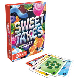 Hasbro Games G1853 Sweet Takes - Juego de Cartas de Estrategia y Sorpresas con Temática de Caramelos, Edad +8 años, Idioma Español