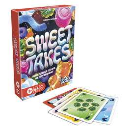HASBRO Juego Sweet Takes Español +8 Años Juego de Cartas y Estrategia Familiar
