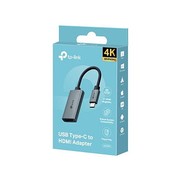 TP-Link UA520C USB-C a HDMI 4K 60Hz Hub Adaptador para Windows, Mac, Linux, Android, ChromeOS, iOS