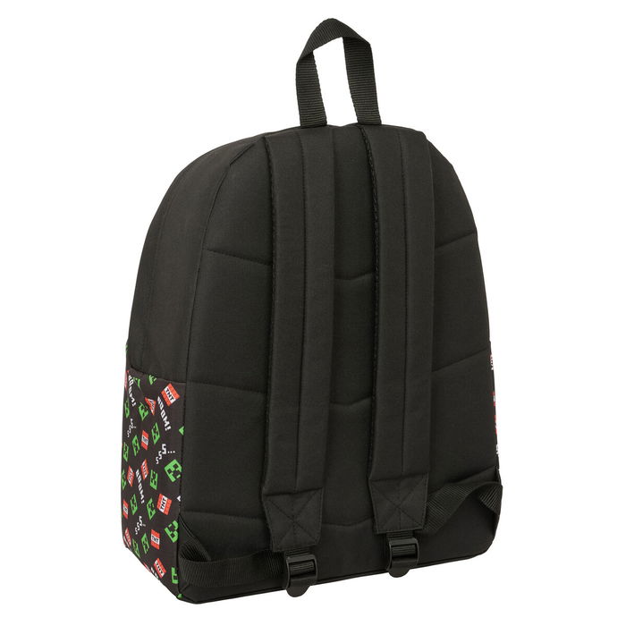 Mochila Escolar Minecraft Negro 33 x 42 x 15 cm Mochila Escolar Minecraft Negro 33 x 42 x 15 cm