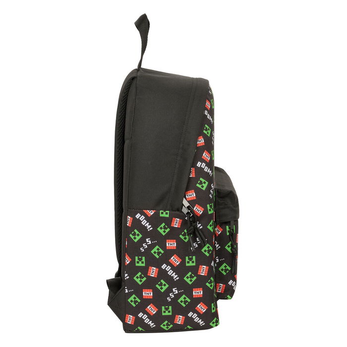 Mochila Escolar Minecraft Negro 33 x 42 x 15 cm Mochila Escolar Minecraft Negro 33 x 42 x 15 cm