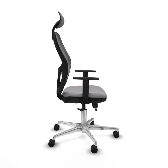 PIQUERAS Y CRESPO Silla de oficina Jorquera Gris/Negro con Mecanismo Sincro/Traslack