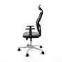 PIQUERAS Y CRESPO Silla de oficina Jorquera Gris/Negro con Mecanismo Sincro/Traslack