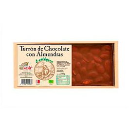CHOCOLATES SOLE Turrón de Chocolate con Almendras ECO 200g