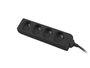 Lanberg Regleta UPS 4x PL 1m negra