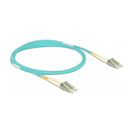 DeLOCK Cable de fibra óptica LC a LC multimodo OM3 2 m