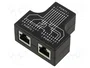 LogiLink Adaptador de cable para compartir T-adapter blindado 10/100BT