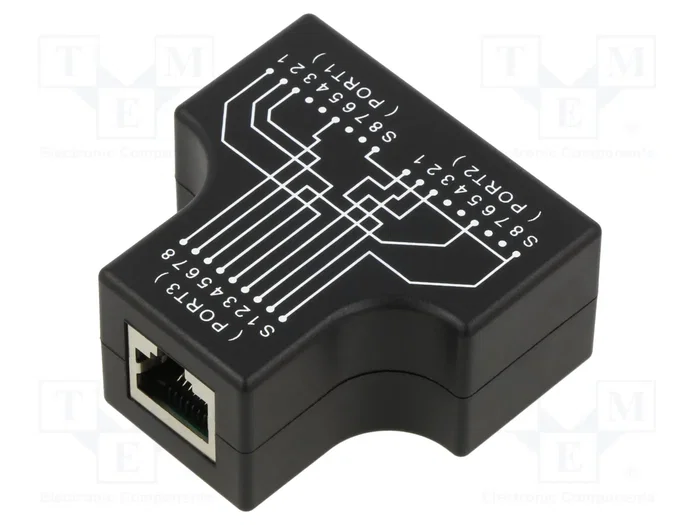LogiLink Adaptador de cable para compartir T-adapter blindado 10/100BT