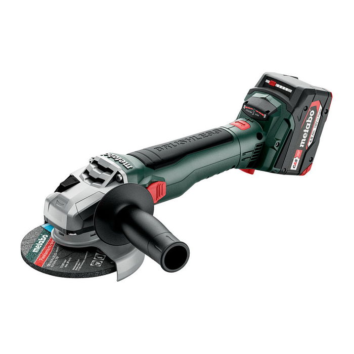 Metabo 613052840 W 18 LT BL 11-125: Amoladora Angular Inalámbrica 18V 125mm, Motor Brushless 10000 RPM, 1.8kg Metabo 613052840 W 18 LT BL 11-125: Amoladora Angular Inalámbrica 18V 125mm, Motor Brushless 10000 RPM, 1.8kg