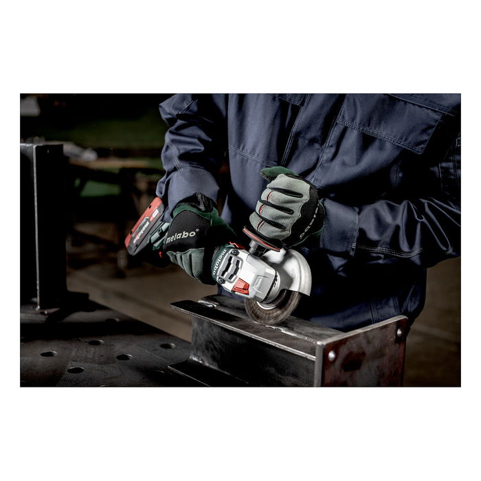 Metabo 613052840 W 18 LT BL 11-125: Amoladora Angular Inalámbrica 18V 125mm, Motor Brushless 10000 RPM, 1.8kg Metabo 613052840 W 18 LT BL 11-125: Amoladora Angular Inalámbrica 18V 125mm, Motor Brushless 10000 RPM, 1.8kg