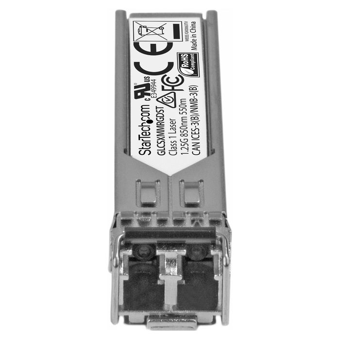 StarTech Módulo Transceptor SFP GLC-SX-MM-RGD Compatible Cisco - 1000Base-SX Multimodo Gigabit Ethernet 1Gb LC 850nm 550m DDM