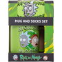 PYRAMID Set Taza y Calcetines Rick & Morty 315ml Talla 36-41