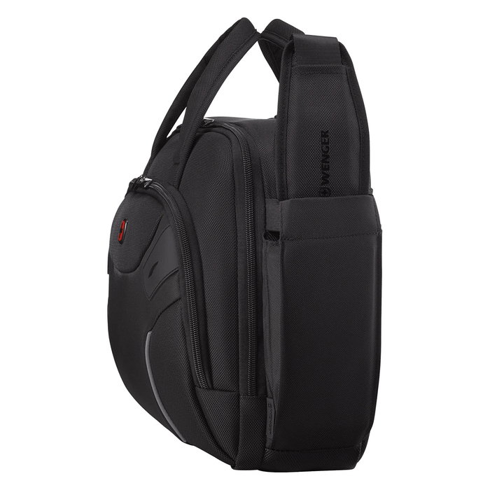 Wenger 653497 Maletín para portátil de hasta 16 pulgadas con bolsillo para tableta, color negro