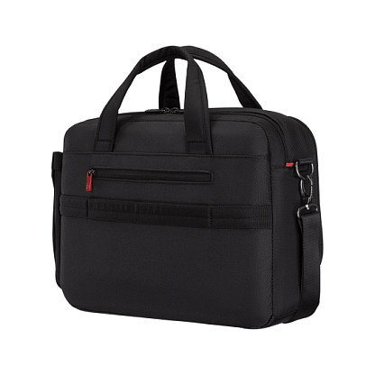Wenger 653497 Maletín para portátil de hasta 16 pulgadas con bolsillo para tableta, color negro