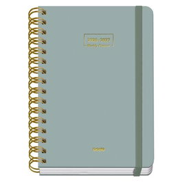 Dohe Agenda Escolar Premium A5 Espiral Doble Cartón Forrado Verde Curso 2026-2027