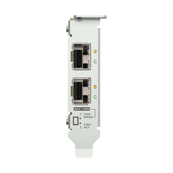 QNAP QXG-25G2SF-E810 Adaptador de red de 25 GbE con doble puerto SFP28 QNAP QXG-25G2SF-E810 Adaptador de red de 25 GbE con doble puerto SFP28