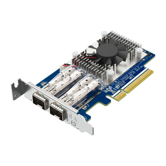 QNAP QXG-25G2SF-E810 Adaptador de red de 25 GbE con doble puerto SFP28 QNAP QXG-25G2SF-E810 Adaptador de red de 25 GbE con doble puerto SFP28