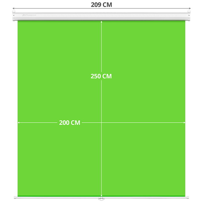 Phoenix technologies Panel Chromakey Plegable Tejido 2x2.5m para Directos y Streamings Phoenix technologies Panel Chromakey Plegable Tejido 2x2.5m para Directos y Streamings