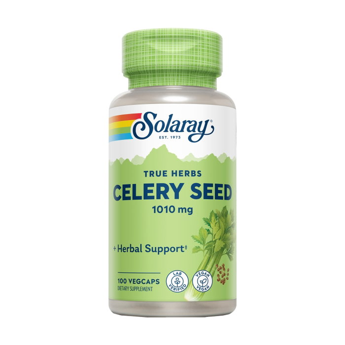 Solaray Celery Seed Extracto de Semilla de Apio 100 Cápsulas para Cuidado Cardiovascular y Articular Solaray Celery Seed Extracto de Semilla de Apio 100 Cápsulas para Cuidado Cardiovascular y Articular