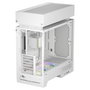 DeepCool CL6600 WH - Caja Mid-Tower Gaming ATX blanca con 3 ventiladores RGB, panel de vidrio, USB-C y kit de refrigeración líquida AIO 360 incluido