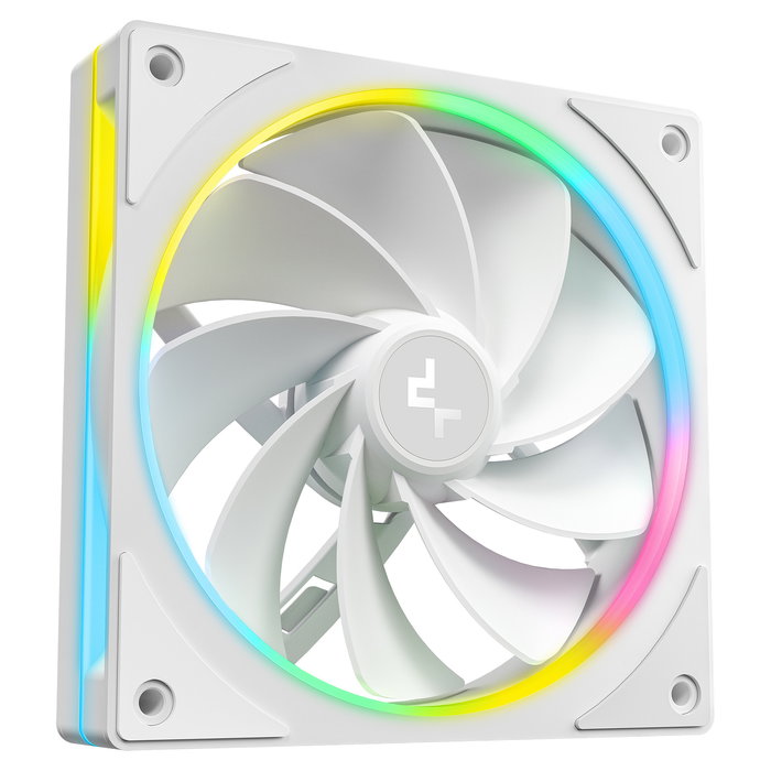 DeepCool CL6600 WH - Caja Mid-Tower Gaming ATX blanca con 3 ventiladores RGB, panel de vidrio, USB-C y kit de refrigeración líquida AIO 360 incluido