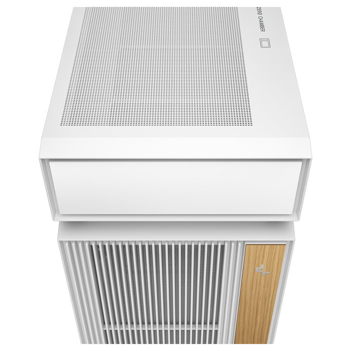 DeepCool CL6600 WH - Caja Mid-Tower Gaming ATX blanca con 3 ventiladores RGB, panel de vidrio, USB-C y kit de refrigeración líquida AIO 360 incluido