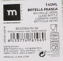La Mediterranea Botella Frasca con Tapón de Corcho 140 ml (Pack de 48 unidades)</html>