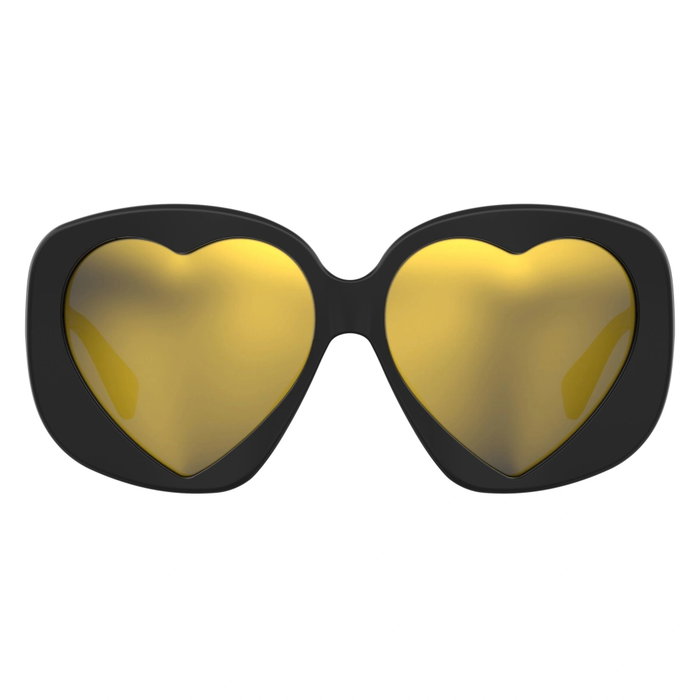 Moschino MOS152-S-807 Gafas de sol para mujer con montura negra y cristal marrón
