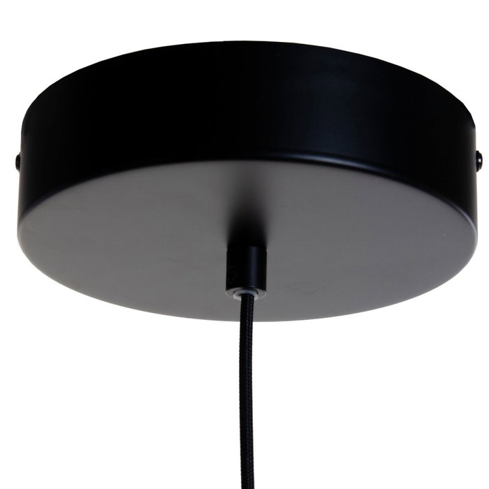 Ixia Lámpara de Techo Negro-Oro en Metal y Cristal