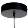 Ixia Lámpara de Techo Negro-Oro en Metal y Cristal