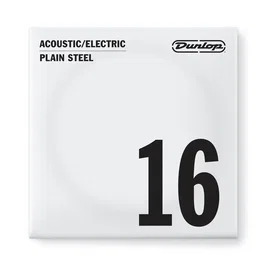 Dunlop Cuerda Individual Plana 016 Set de 12 (Set de 12)