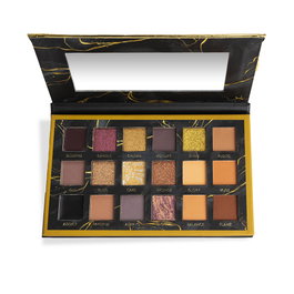 Magic Studio Palette de Sombras Warm Pro 18 Tonos Marrones, Naranjas y Bronces - 1 Unidad