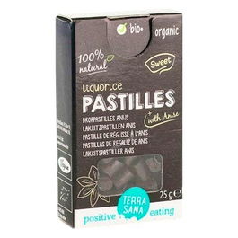 TERRASANA Pastillas de Regaliz con Anís 25 gr Bio
